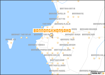 map of Ban Nong Khon Samo