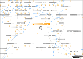 map of Ban Nong Krat