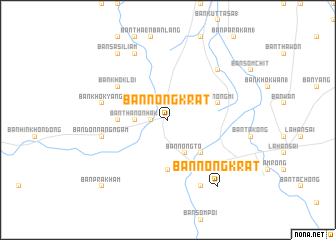 map of Ban Nong Krat