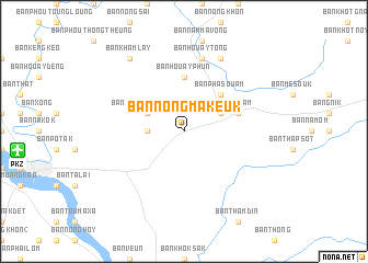 map of Ban Nongmak-Euk