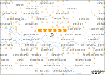 map of Ban Nong Makok