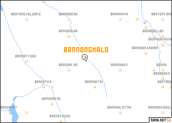 map of Ban Nong Malo