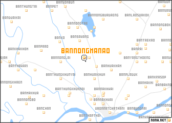 map of Ban Nong Manao