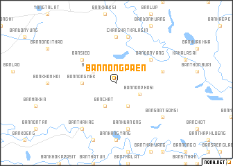 map of Ban Nong Paen