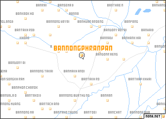 map of Ban Nong Phran Pan