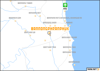 map of Ban Nong Phran Phuk