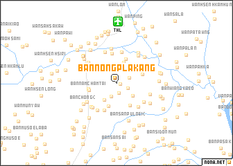 map of Ban Nong Pla Kang