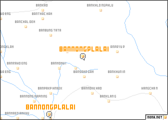 map of Ban Nong Pla Lai