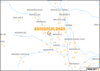 map of Ban Nong Pla Man