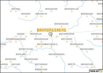 map of Ban Nong Saeng