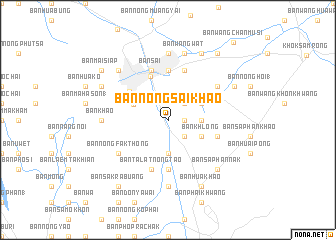 map of Ban Nong Sai Khao