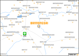 map of Ban Nong Sai