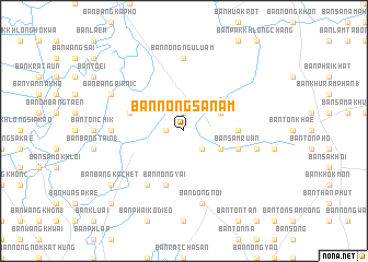 map of Ban Nong Sanam