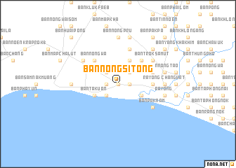 map of Ban Nong Si Tong