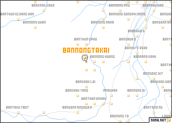 map of Ban Nong Ta Kai