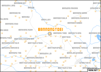 map of Ban Nong Toei