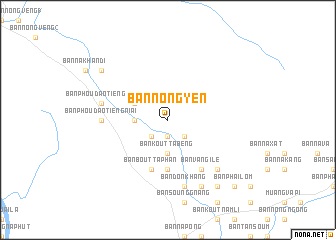 map of Ban Nong Yen