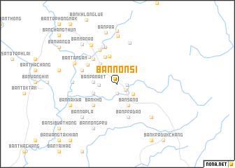 map of Ban Nonsi