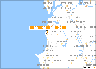 map of Ban Nop Bang Lam Phu