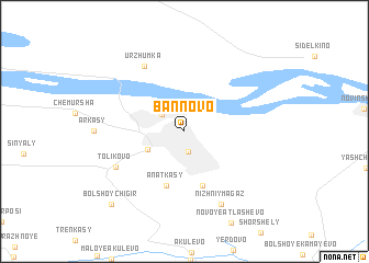 map of Bannovo
