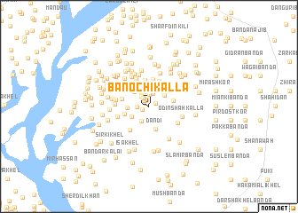 map of Banochi Kalla