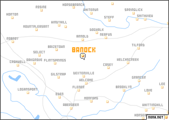 map of Banock