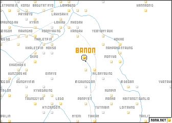 map of Banon