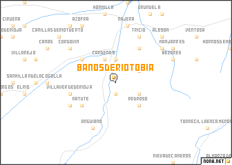 map of Baños de Río Tobía