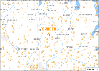 map of Banota