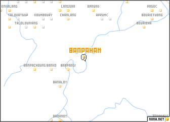 map of Ban Paham