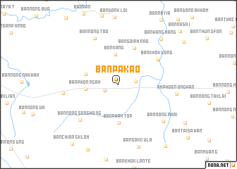 map of Ban Pa Kao