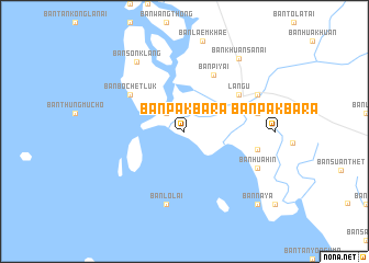 map of Ban Pak Ba Ra