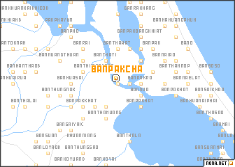 map of Ban Pak Cha