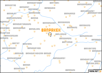 map of Ban Pakèk
