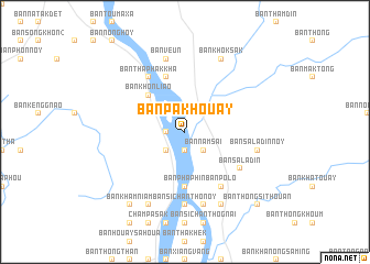 map of Ban Pak Houay