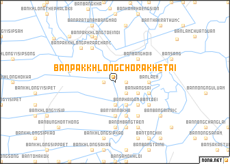 map of Ban Pak Khlong Chorakhe Tai