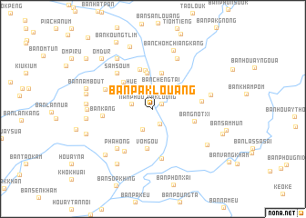 map of Ban Paklouang