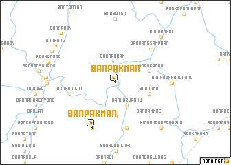 map of Ban Pak Man