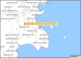 map of Ban Pak Nam Chumphon