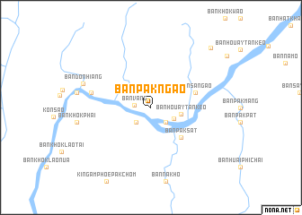 map of Ban Pak Ngao
