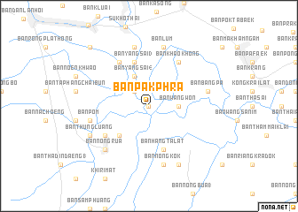 map of Ban Pak Phra