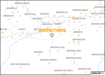 map of Ban Pak Thang