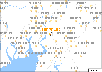 map of Ban Pa Lao