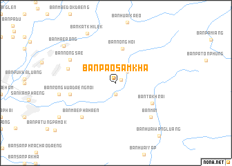 map of Ban Pao Sam Kha