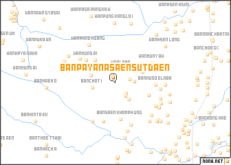 map of Ban Pa Yana Saen Sut Daen