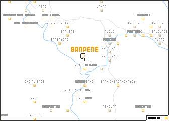 map of Ban Péné