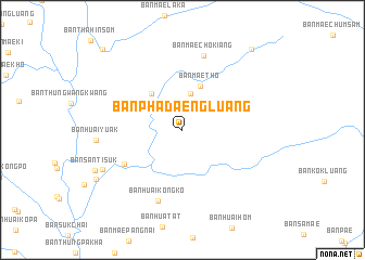 map of Ban Pha Daeng Luang