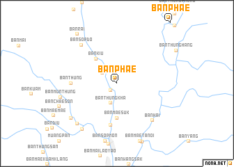 map of Ban Phae