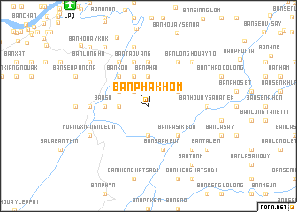 map of Ban Phakhom