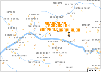 map of Ban Phalom